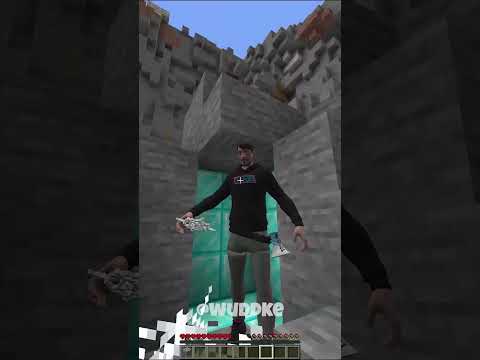 Mr Beast Picks Me or Diamonds... 326% 😨#shorts #minecraft