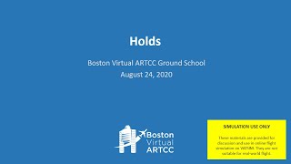 BVA's 2020 Ground School - Holds (Live)