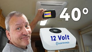 91° Heat Test (Solar Only) : Can The CountryMod 12V A/C Keep Up?