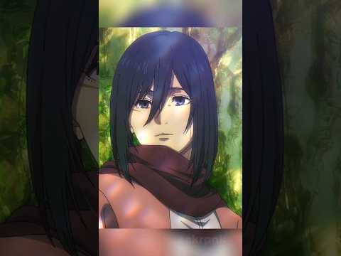 Mikasa si le cumplió la promesa a eren de quedarse sola durante 10 años #shingekinokyojin #soywuafer