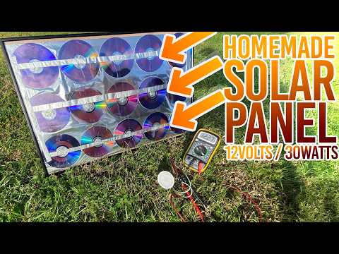 How to Make a Homemade Solar Panel from Recycled Silicon CDs