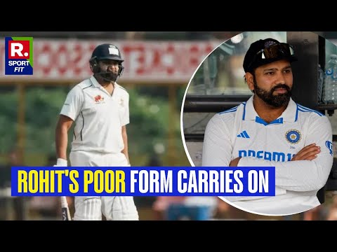 Rohit Sharma's Batting Woes Continue as India Skipper Notches Second Straight Ranji Trophy Failure