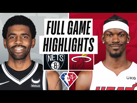 NETS at HEAT | FULL GAME HIGHLIGHTS | February 12, 2022 video clip 