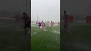 Playing with a little rain 🌧️⚽️ (via @ligaelite.official_/IG)