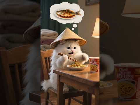 Fluffy kitten Struggles #cat #kitten #kitty #kids #shorts