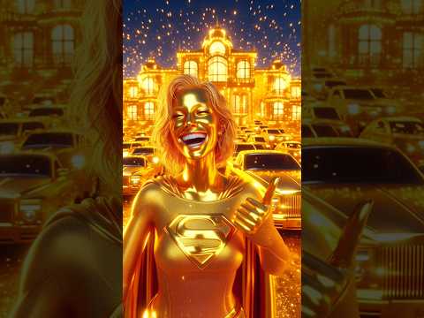 Golden supergirl Kaishe bangaee bikhari😅 aur superman bangaya Amir😱#shorts #avengers #marvel