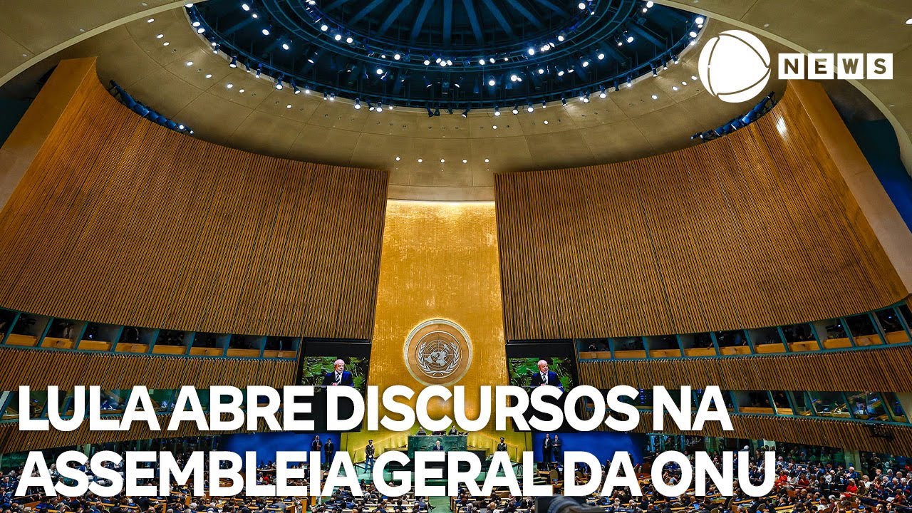 Presidente Lula abre discursos na Assembleia Geral da ONU