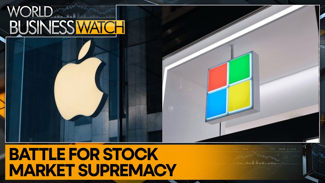 Microsoft gains ground on Apple in stock market race | World Business Watch