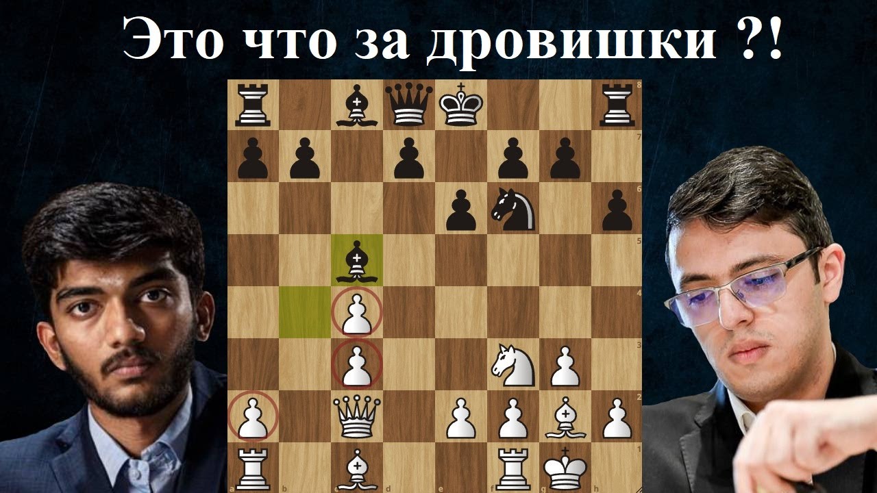 Ниджат Абасов - Доммараджу Гукеш Турнир претендентов 2024 12 тур Шахматы
