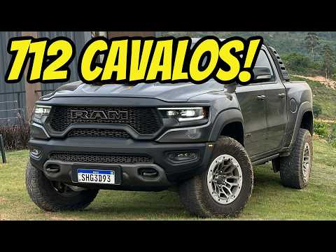 RAM 1500 TRX - A PICAPE MAIS INSANA DO BRASIL! 712 CAVALOS!