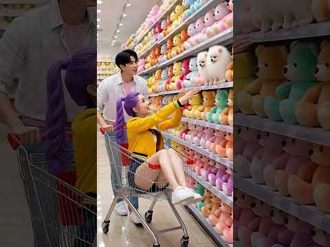 Wait...Are those REAL Teacup Puppies on the shelf! 🧸🐶#shorts #kpop #rumi #puppy #korea #cuteanimals