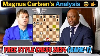 Magnus Carlsen's Analysis (Freestyle Chess Game - 1)