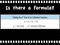 Understanding Arithmetic Sequences
