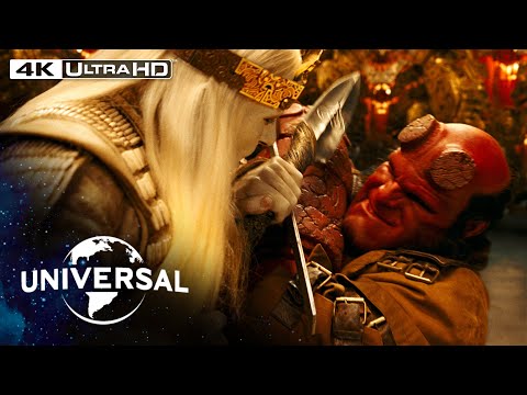Hellboy II: The Golden Army | Hellboy vs. Prince Nuada in 4K HDR