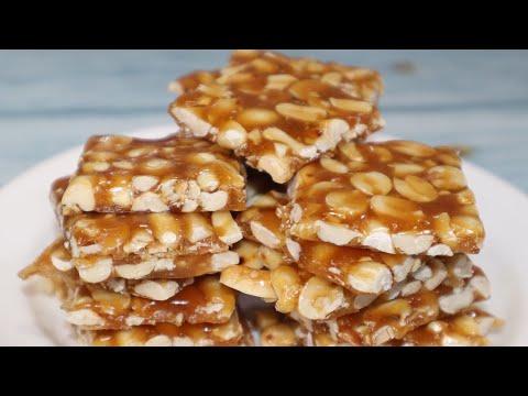 एक सीक्रेट ट्रिक से बनाएं बाजार जैसी कुरकुरी मूंगफली की चिक्कीPeanut Chikki Recipe | Mungfali Chikki