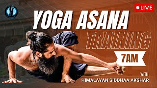 Live yoga asana training with Himalayan Siddhaa Akshar | 26 August 2025