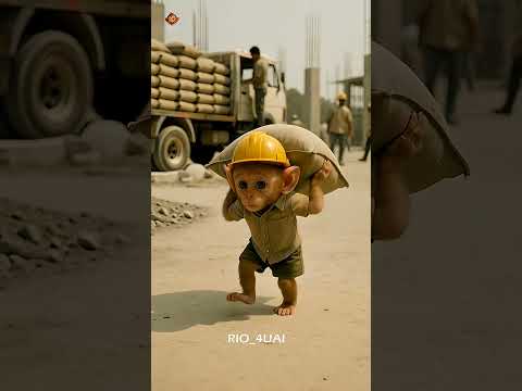 Baby Monkey Rio — proof that kindness comes in the smallest form 🐒 #kindnesshero #kindnesschallenge