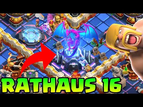 DAS ist Rathaus 16! 😄😱 Verrückte Skins! 😨 Clash of Clans China