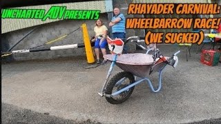 Rhayader carnival wheelbarrow RACE! 
