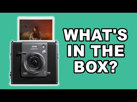Fujifilm Instax WIDE EVO Instant Camera - What’s in the Box?