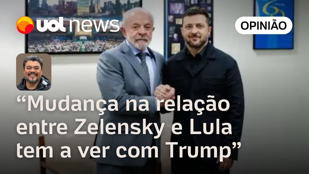 Mudança no comportamento de Zelensky com Lula se deve a inauguração do governo Trump | Sakamoto