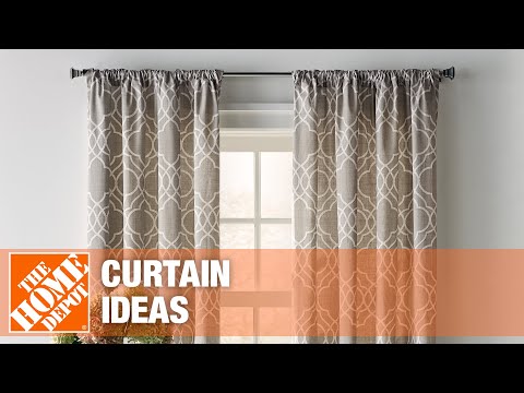 How To Hang Curtain Rods, Home Depot Install Curtain Rods