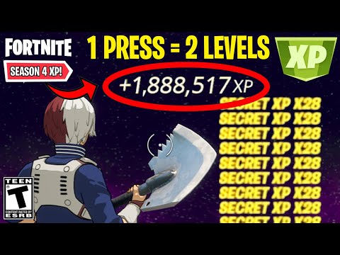 New BEST XP GLITCH in *SEASON 4 CHAPTER 4* Fortnite MAP CODE (OVER 1MIL XP)