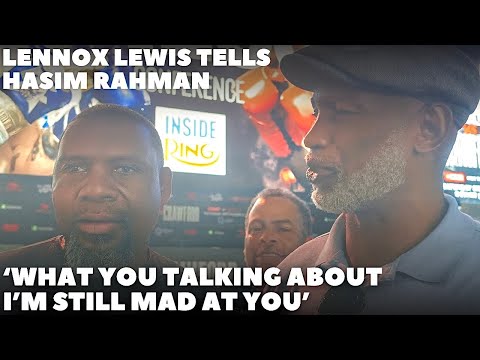 LENNOX LEWIS ‘QUESTIONS’ FORMER OPPONENT HASIM RAHMAN | CANELO CRAWFORD | TYSON FURY | MOSES ITAUMA