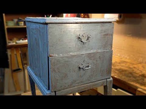 Vintage Beithcraft nightstand rescue and rehabilitation