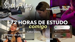 Estude comigo por 72 horas + dicas de estudos que queria que tivessem me contado | STUDY VLOG