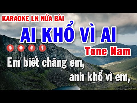 Karaoke Liên Khúc Tone Nam Nhạc Sống Rumba TH 3 | Tuyển Chọn Bài Dễ Hát – Ai Khổ Vì Ai – Duyên Phận