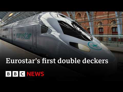 YouTube video thumbnail: Eurostar Orders First Double-Decker Trains to Run Through Channel Tunnel