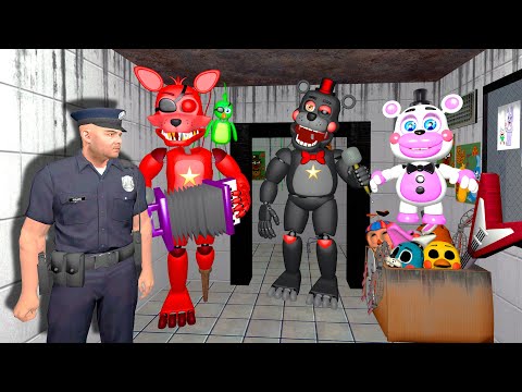 АНИМАТРОНИКИ ПУГАЮТ ОХРАННИКА FNAF 3 COOP ► Garry's Mod Sandbox