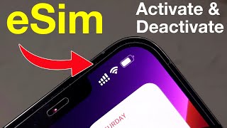 How to Activate, Deactivate eSIM & Insert SIM in iPhone 13, 14, 15, iPhone 16, 16 Pro, 16 Pro Max