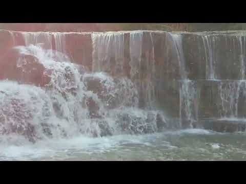 【自然音】虹の架かる黒滝のせせらぎ|癒しの滝サウンド