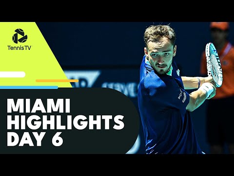 Medvedev, Tsitsipas Look To Progress; Fritz, Alcaraz Also in Action | Miami 2022 Day 6 Highlights