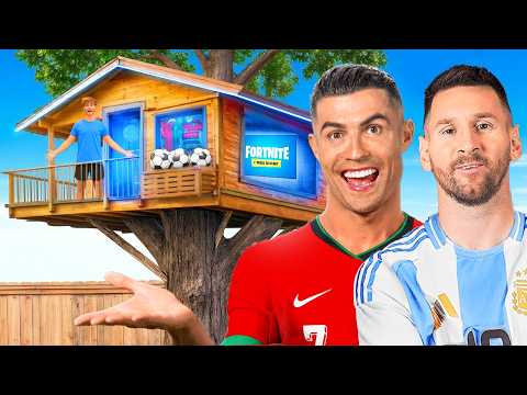 I Built a SECRET Treehouse For Ronaldo!