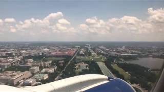 JetBlue E190 Landing at Washington-Reagan Int'l Airport (KDCA) [HD]