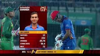 3rd ODI  Afg vs Ban Highlights