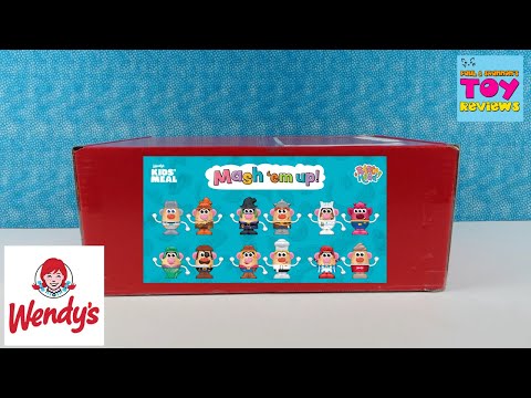 Wendy's Potato Head Kids Meal Surprise Box Unboxing