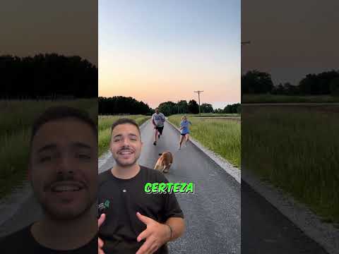 O cachorro fez a filha perder a corrida! 😂 #curiosidades #corrida