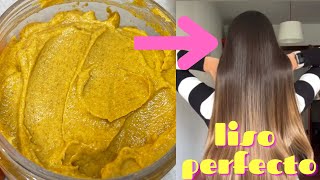 KERATINA CASERA 100% NATURAL ES ANTI-FRIZZ, NO DAÑA, cabellos resecos con ZANAHORIA PARA PELO LISO