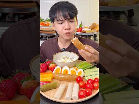 3 ถาดฮิต กินตามคนดัง 🥗 #tiffanyplate #balkan #แหนม
