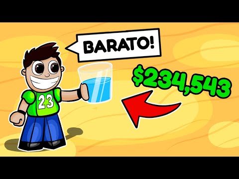 Me CONVERTÍ en MILLONARIO VENDIENDO AGUA en Roblox !!