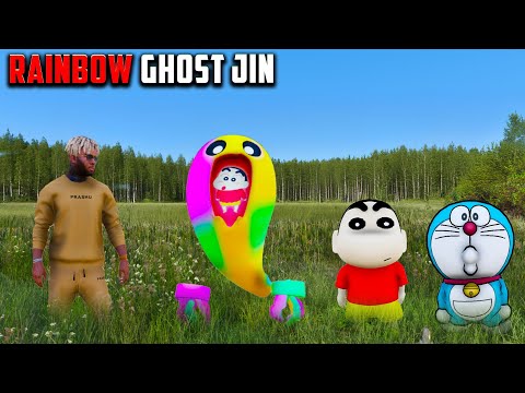 😂Rainbow Ghost Jinn | Shinchan కి జిన్ దొరికాడు By Prashu gamer  #doraemon #shinchan #gta5mods