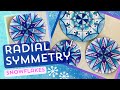Exploring Radial Symmetry in Snowflakes