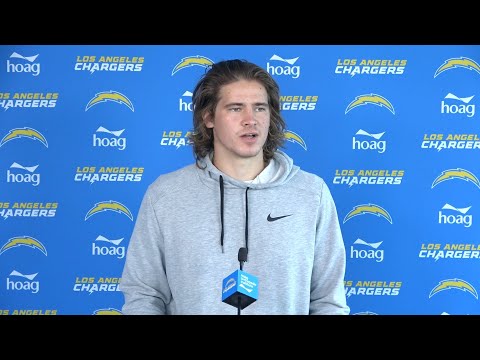 Justin Herbert On Historic 2021 Season & Growth in Year 2 | LA Chargers video clip