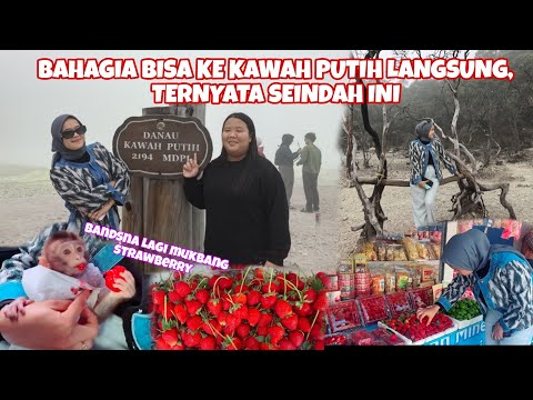 AKHIRNYA BISA KE TEMPAT WISATA KAWAH PUTIH YANG ADA DI BANDUNG 