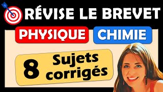 🎯 BREVET correction de sujet de physique chimie - les exercices classiques |  Collège