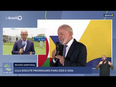 Lula comanda primeira reunião ministerial de 2025